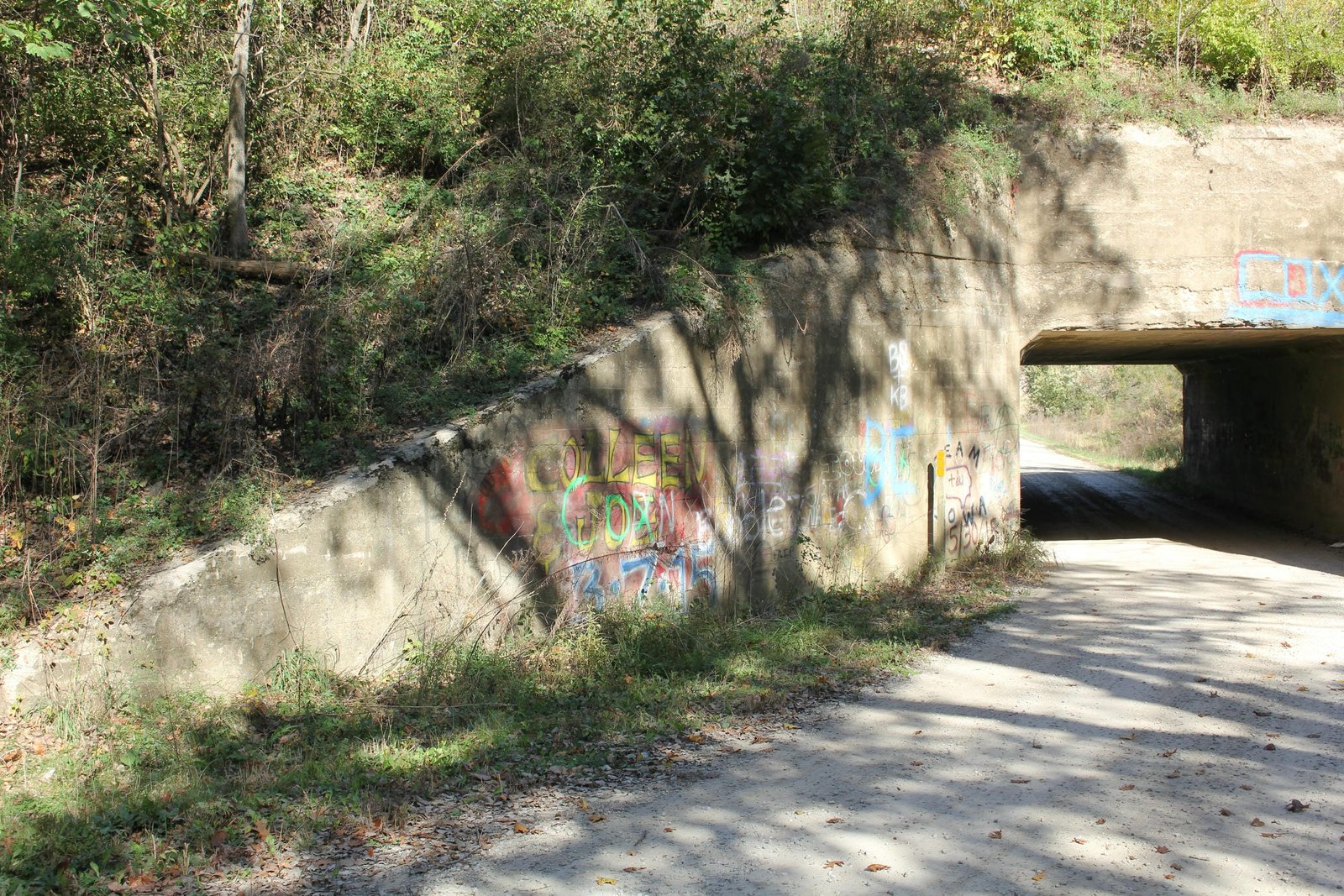 Southwest wing wall